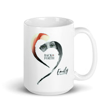 Load image into Gallery viewer, BACK & FORTH White glossy mug